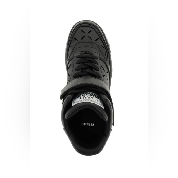 NWT Versace "Odissea" 2023 Leather Sneakers and featuring laser diamond cuts - Picture 5 of 8